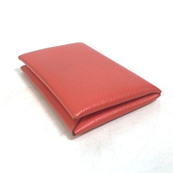 HERMES Two fold Calvi Business Card Holder Pass Case Card Case - Picture 11 of 12